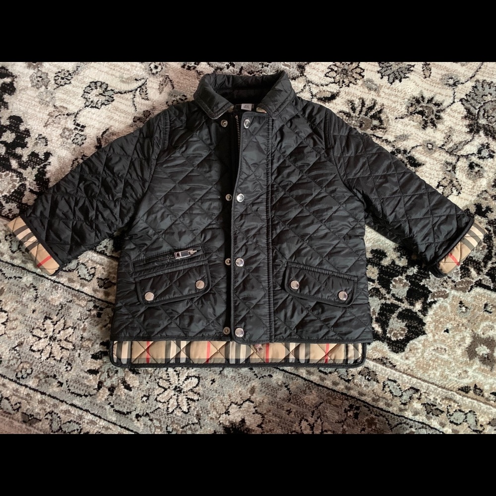 Authentic Burberry Toddler Quilted Jacket